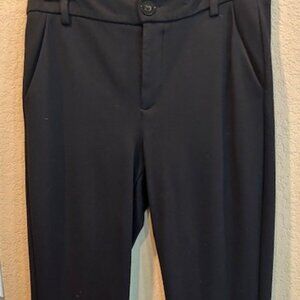 Cabi Black Evening Trouser Ankle Pant w/Snaps at Ankle - Size 6